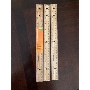 3x Fiskars Rulers